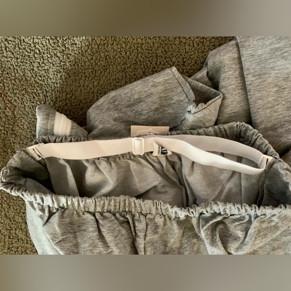 Unisex Patient PANTS Gray Zip sides Adjustable waist size L Easy On & Off - Picture 3 of 11